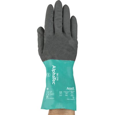 Ansell Arbeitshandschuh AlphaTec® 58-270, grau, VE 12 Paar, Größe 7 Ansell Arbeitshandschuh AlphaTec® 58-270, grau, VE 12 Paar, Größe 7