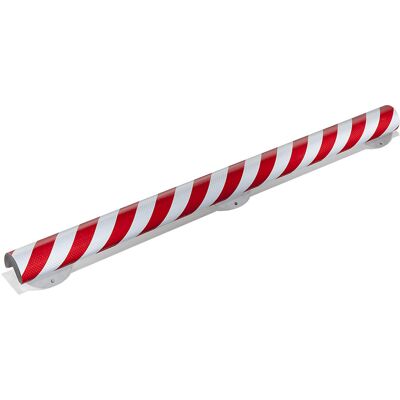 SHG Knuffi® Eckschutz mit Montageschiene, Typ A+, 1-m-Stück, rot / weiß reflektierend SHG Knuffi® Eckschutz mit Montageschiene, Typ A+, 1-m-Stück, rot / weiß reflektierend
