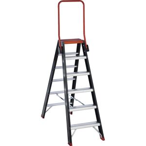 Altrex Sicherheits-Stehleiter, beidseitig begehbar, 2 x 6 Stufen Altrex Sicherheits-Stehleiter, beidseitig begehbar, 2 x 6 Stufen