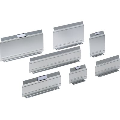 LISTA Schubladen-Einteilungsmaterial, VE = 5 Stk, für Schubladenhöhe 75 mm, Trennblech, Länge 167 mm LISTA Schubladen-Einteilungsmaterial, VE = 5 Stk, für Schubladenhöhe 75 mm, Trennblech, Länge 167 mm