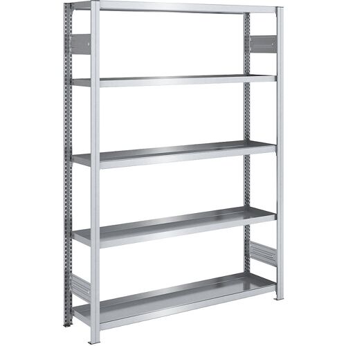 hofe Wannenregal, Regalhöhe 2000 mm, Wannenbreite 1300 mm, Wannentiefe 400 mm, Grundregal