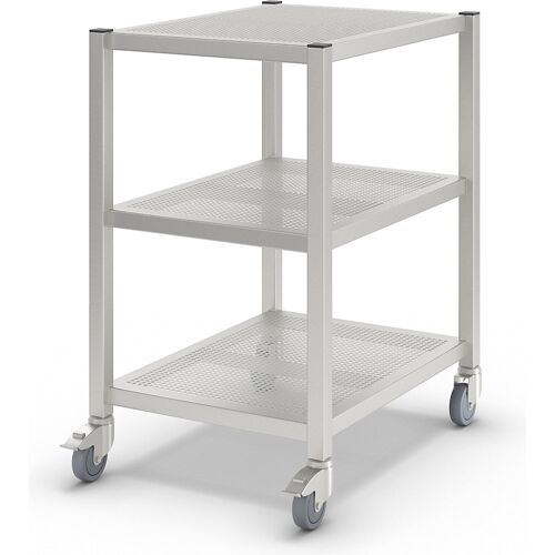 Reinraum-Transportwagen, aus Edelstahl, 3 Etagen, Länge 800 mm kaiserkraft