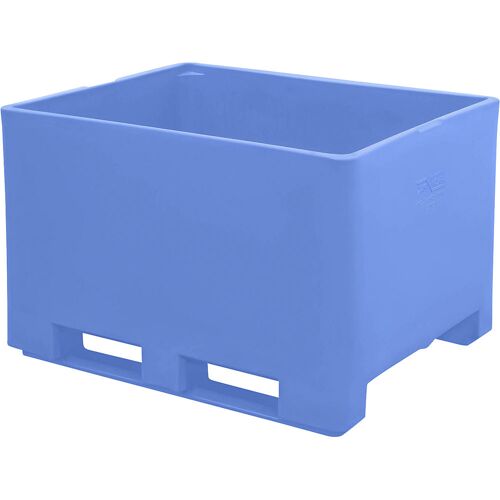 Isolierter Container, Form A, Inhalt 630 l, LxBxH 1200 x 1000 x 785 mm, blau kaiserkraft