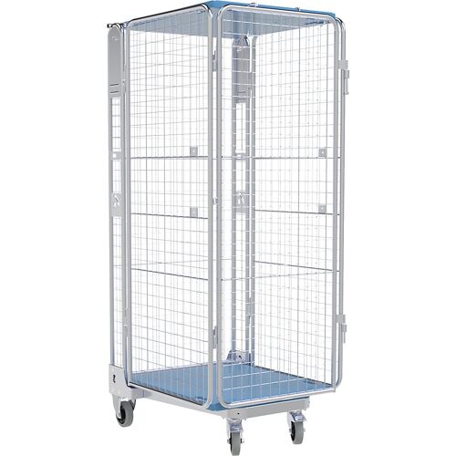 Rollbehälter, 5-seitig, Kunststoffrollplatte, H 1895 mm kaiserkraft