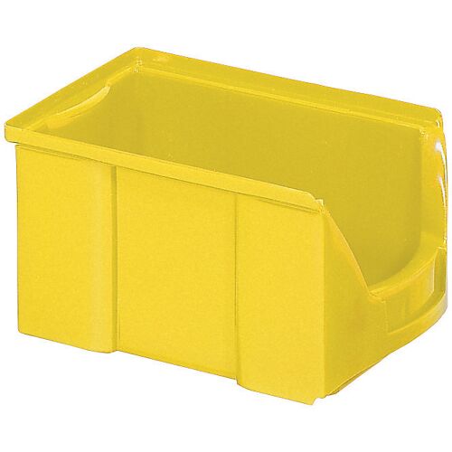 FUTURA-Sichtlagerkasten aus Polyethylen, LxBxH 229 x 148 x 122 mm, VE 25 Stk, gelb kaiserkraft