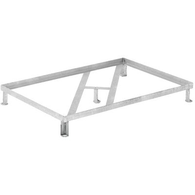 CEMO Stahlrahmen für Sammelwanne - 1280x850x270mm, 2-Fass, Verzinkt CEMO Stahlrahmen für Sammelwanne - 1280x850x270mm, 2-Fass, Verzinkt