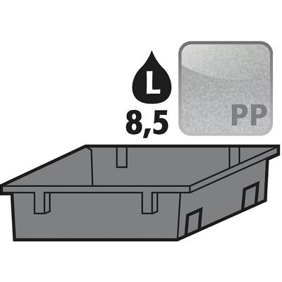 Asecos Herausnehmbarer Schubladeneinsatz - 318 x 449 x 66 mm - Verzinkt Asecos Herausnehmbarer Schubladeneinsatz - 318 x 449 x 66 mm - Verzinkt