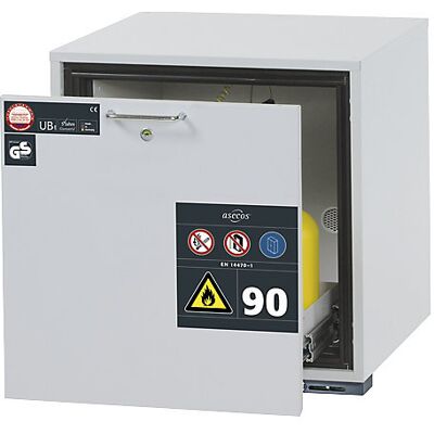 Asecos 90-Feuerfestes Gefahrstofflager - Stahl, Hellgrau - Brandschrank Asecos 90-Feuerfestes Gefahrstofflager - Stahl, Hellgrau - Brandschrank