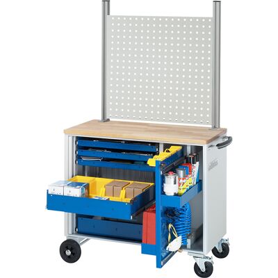 RAU Werkzeugwagen, 5 Schubladen, HxBxT 1590 x 1025 x 520 mm RAU Werkzeugwagen, 5 Schubladen, HxBxT 1590 x 1025 x 520 mm
