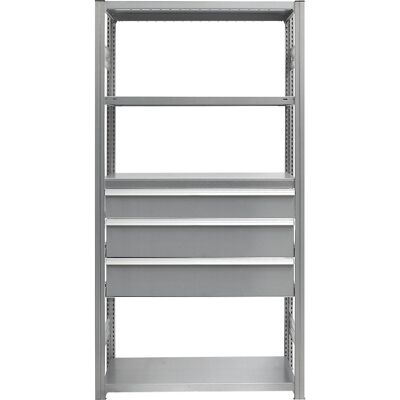 eurokraft pro Schubladen-Set, 3 Schubladen, verzinkt, BxT 1000 x 600 mm, Traglast 60 kg, Einbauhöhe 600 mm eurokraft pro Schubladen-Set, 3 Schubladen, verzinkt, BxT 1000 x 600 mm, Traglast 60 kg, Einbauhöhe 600 mm