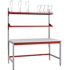 Packtisch komplett BASIC, mit Aufsatzholmen, Karton-Magazinboard und Ablageboard, HxBxT 780 x 1600 x 900 mm kaiserkraft Packtisch komplett BASIC, mit Aufsatzholmen, Karton-Magazinboard und Ablageboard, HxBxT 780 x 1600 x 900 mm kaiserkraft