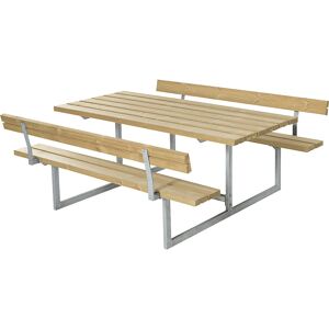 Gruppensitzbank, für 6 Personen, Tiefe 1840 mm, mit Rückenlehne, braun kaiserkraft Gruppensitzbank, für 6 Personen, Tiefe 1840 mm, mit Rückenlehne, braun kaiserkraft
