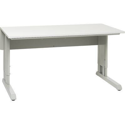 Treston Arbeitstisch CONCEPT, manuell höhenverstellbar, BxT 1500 x 750 mm Treston Arbeitstisch CONCEPT, manuell höhenverstellbar, BxT 1500 x 750 mm