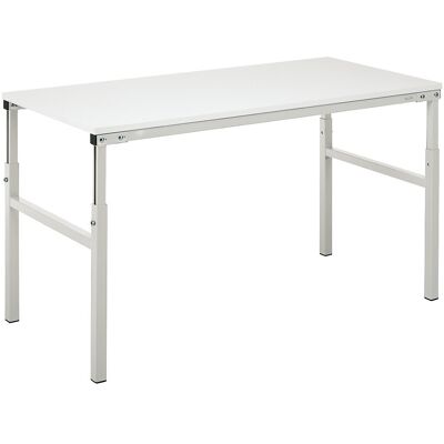 Treston Arbeitstisch Serie TP, Grundtisch, manuell höhenverstellbar, BxT 1500 x 500 mm Treston Arbeitstisch Serie TP, Grundtisch, manuell höhenverstellbar, BxT 1500 x 500 mm