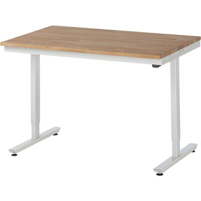 RAU Buchenarbeits Tisch - Elektrisch, 720-1120mm RAU Buchenarbeits Tisch - Elektrisch, 720-1120mm