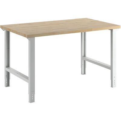 Eurokraft Pro Modulare Werkbank - Eichenplatte, 1500x900mm, Blau Eurokraft Pro Modulare Werkbank - Eichenplatte, 1500x900mm, Blau