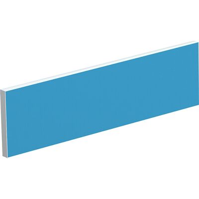 EasyDesk Tischtrennwand für Teamschreibtische, Breite 1600 mm, Bezug blau EasyDesk Tischtrennwand für Teamschreibtische, Breite 1600 mm, Bezug blau