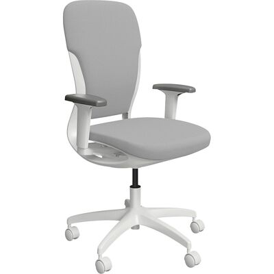KaiserKraft Drehstuhl MOTION - Gepolstert, Weiß, Grau KaiserKraft Drehstuhl MOTION - Gepolstert, Weiß, Grau