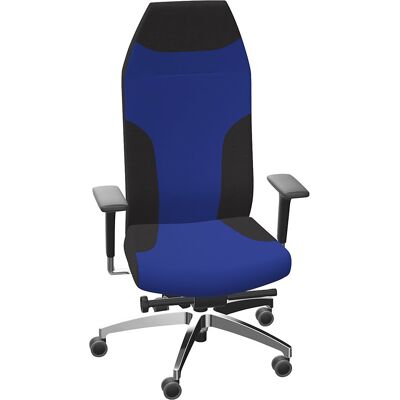 Dauphin Bürostuhl AdJust Protect 24h, mit Armlehnen und Kopfstütze, blau Dauphin Bürostuhl AdJust Protect 24h, mit Armlehnen und Kopfstütze, blau