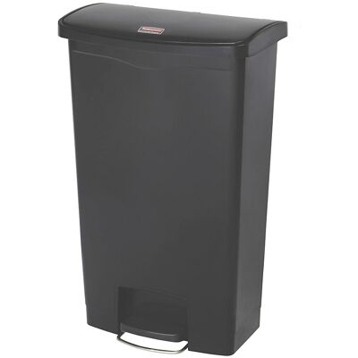 Rubbermaid Treteimer SLIM JIM®, aus Polyethylen, 68 l, schwarz Rubbermaid Treteimer SLIM JIM®, aus Polyethylen, 68 l, schwarz