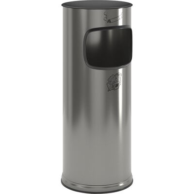 VAR Sicherheits-Kombiascher, Edelstahl, Volumen 17 l, HxØ 610 x 250 mm, Edelstahl VAR Sicherheits-Kombiascher, Edelstahl, Volumen 17 l, HxØ 610 x 250 mm, Edelstahl