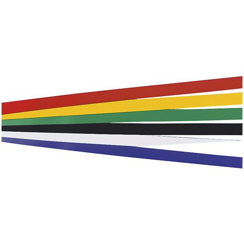 Magnetstreifen, LxB 500 x 20 mm, VE 18 Stk, weiß kaiserkraft