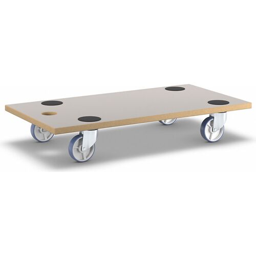 Wagner Transportroller mit Griffloch, MM 1318, Rollen für harte Böden, VE 2 Stk, LxB 575 x 300 mm