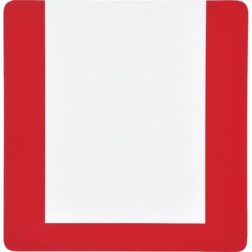 Bodenmarkierungstasche, mit Klebestreifen, VE 10 Stk, DIN A5, Rahmen rot kaiserkraft