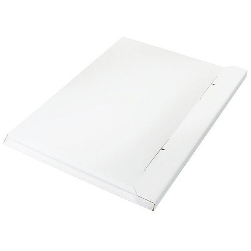 ratioform Flach-/Kalender-Pack, 1-wellig, Innen-LxBxH 570 x 395 x 10 mm, weiß, ab 20 Stk