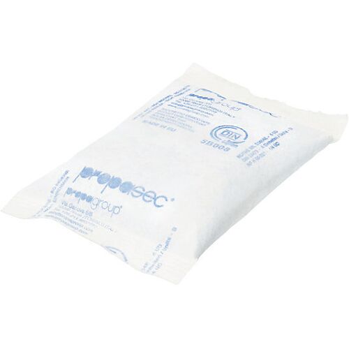 Trockenmittelbeutel, weiß, LxBxH 150 x 95 x 13 mm, VE 105 Stk, ab 10 VE kaiserkraft