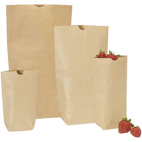 ratioform Bodenbeutel, aus Natronpapier, 1-lagig, LxB 370 x 230 mm, VE 500 Stk, ab 10 VE