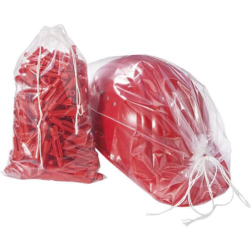 ratioform Kordelzugbeutel, Stärke 50 µm, LDPE, VE 100 Stk, LxB 210 x 155 mm, ab 30 VE