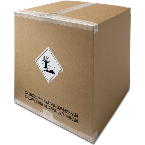 ratioform economy Gefahrgutkarton, braun, Innenmaße 135 x 135 x 280 mm, VE 5 Stk, ab 3 VE