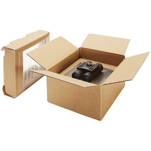 ratioform Membranverpackung, braun, Innenmaße 275 x 180 x 90 mm, VE 25 Stk