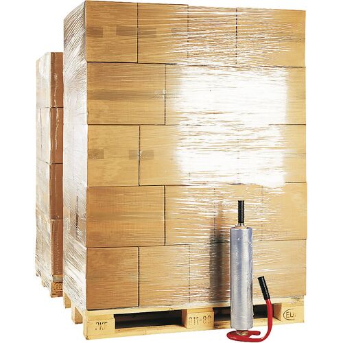 ratioform Stretchfolie, Breite 450 mm, VE 6 Stk, Materialstärke 12 µm, transparent