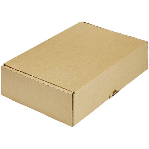 ratioform terra Klappbox, 1-wellig, braun, Innenmaße 240 x 178 x 142 mm, VE 25 Stk, ab 10 VE