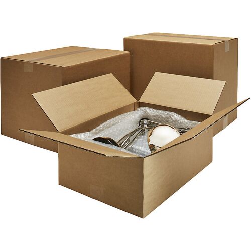 ratioform terra Wellpapp-Faltkarton, Länge 400 bis 449 mm, LxBxH 400 x 350 x 100 mm, 1-wellig, ab 100 Stk