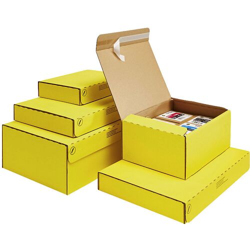 ratioform Postversandbox, mit Selbstklebeverschluss, VE 10 Stk, LxBxH 250 x 175 x 100 mm, ab 2 VE