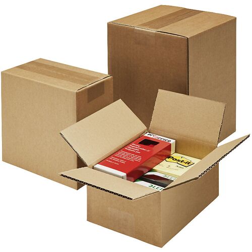 ratioform terra Wellpapp-Faltkarton, Länge bis 199 mm, LxBxH 120 x 120 x 120 mm, 1-wellig, ab 250 Stk