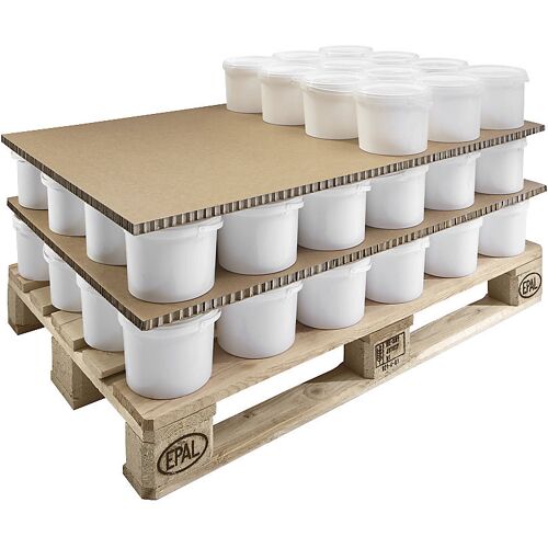 ratioform terra Paletten-Zwischenlagen Wabenplatten, VE 10 Stk, LxB 600 x 400 mm, ab 10 VE