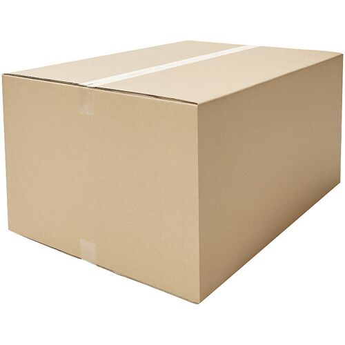 ratioform economy Wellpapp-Faltkarton, Länge 600 - 799 mm, Innenmaße 650 x 400 x 350 mm, VE 5 Stk, ab 10 VE