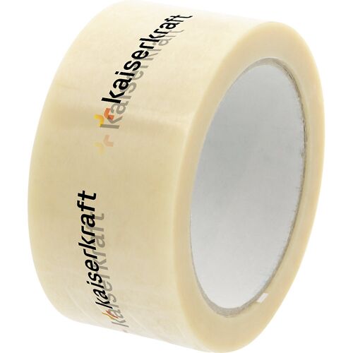 PVC-Klebeband, individuell bedruckt, VE 36 Rollen, Druck 3-farbig, transparent kaiserkraft