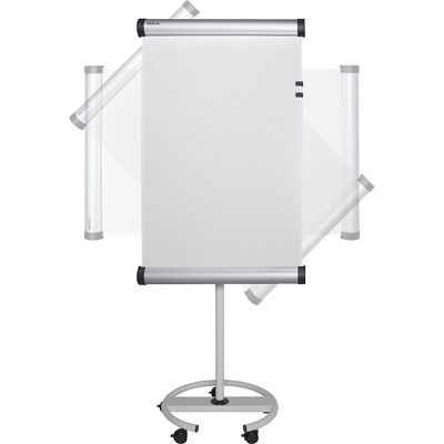 MAUL Flipchart, Schreibfläche drehbar 90°, mobil und höhenverstellbar MAUL Flipchart, Schreibfläche drehbar 90°, mobil und höhenverstellbar