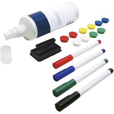 SMIT VISUAL Zubehörset, für Whiteboard, 10 Magnete, 4 Marker, 1 Trockenwischer, 1 Reiniger SMIT VISUAL Zubehörset, für Whiteboard, 10 Magnete, 4 Marker, 1 Trockenwischer, 1 Reiniger