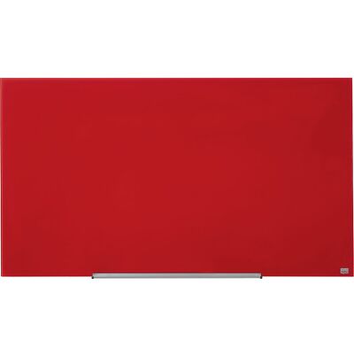 nobo Glas-Whiteboard WIDESCREEN, rahmenlos, 57'' - BxH 1264 x 711 mm, rot nobo Glas-Whiteboard WIDESCREEN, rahmenlos, 57'' - BxH 1264 x 711 mm, rot