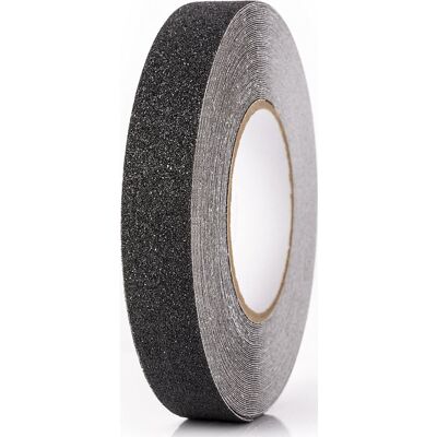 Ampere Bodenmarkierungsband, rutschfest, Breite 25 mm, schwarz Ampere Bodenmarkierungsband, rutschfest, Breite 25 mm, schwarz