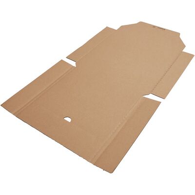 ratioform Flach-/Kalender-Pack, 1-wellig, Innen-LxBxH 324 x 315 x 18 mm, braun, ab 200 Stk ratioform Flach-/Kalender-Pack, 1-wellig, Innen-LxBxH 324 x 315 x 18 mm, braun, ab 200 Stk