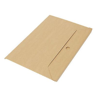 ratioform Flach-/Kalender-Pack, 1-wellig, Innen-LxBxH 430 x 310 x 8 mm, braun, ab 200 Stk ratioform Flach-/Kalender-Pack, 1-wellig, Innen-LxBxH 430 x 310 x 8 mm, braun, ab 200 Stk