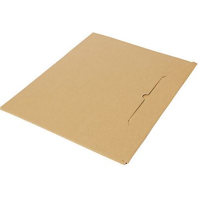 ratioform Flach-/Kalender-Pack, 1-wellig, Innen-LxBxH 560 x 500 x 10 mm, braun, ab 100 Stk ratioform Flach-/Kalender-Pack, 1-wellig, Innen-LxBxH 560 x 500 x 10 mm, braun, ab 100 Stk