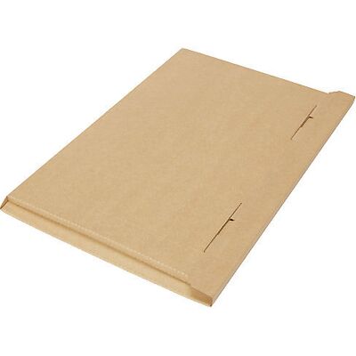 ratioform Flach-/Kalender-Pack, 1-wellig, Innen-LxBxH 630 x 450 x 10 mm, braun, ab 200 Stk ratioform Flach-/Kalender-Pack, 1-wellig, Innen-LxBxH 630 x 450 x 10 mm, braun, ab 200 Stk